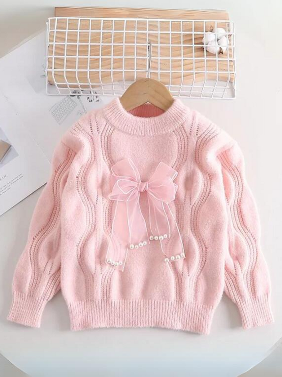 Mia Belle Girls Knit Pullover Sweater | Girls Winter Tops