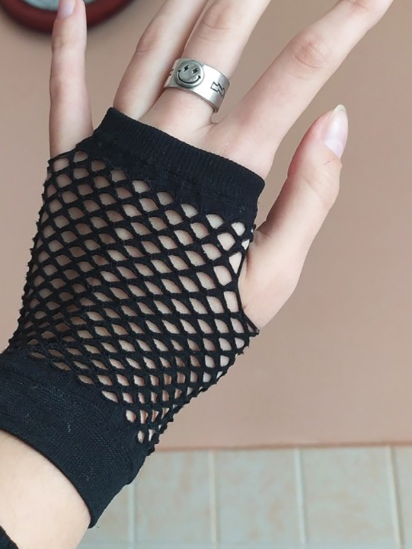 Halloween Accessories | Beetlejuice Inspired Gloves - Mia Belle Girls