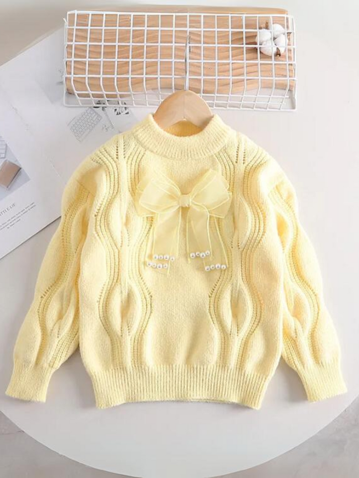 Mia Belle Girls Knit Pullover Sweater | Girls Winter Tops
