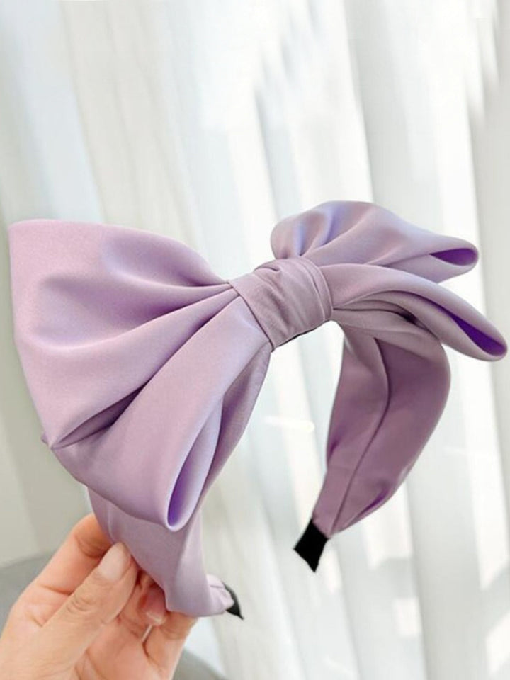 Mia Belle Girls Big Bow Velvet Headband | Girls Accessories
