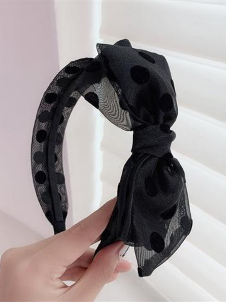 Mia Belle Girls Polka Dot Headband | Girls Accessories