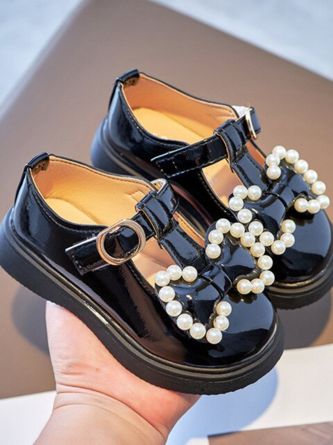 Mia Belle Girls Chunky T-Strap Shoes | Shoes By Liv & Mia