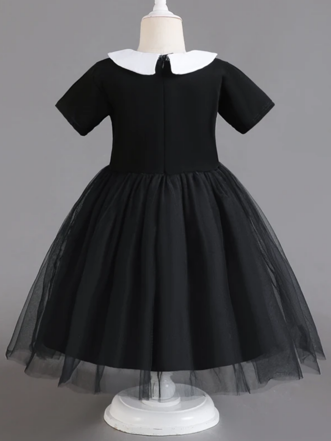 Girls Iconic Wednesday 3-Piece Costume Dress
