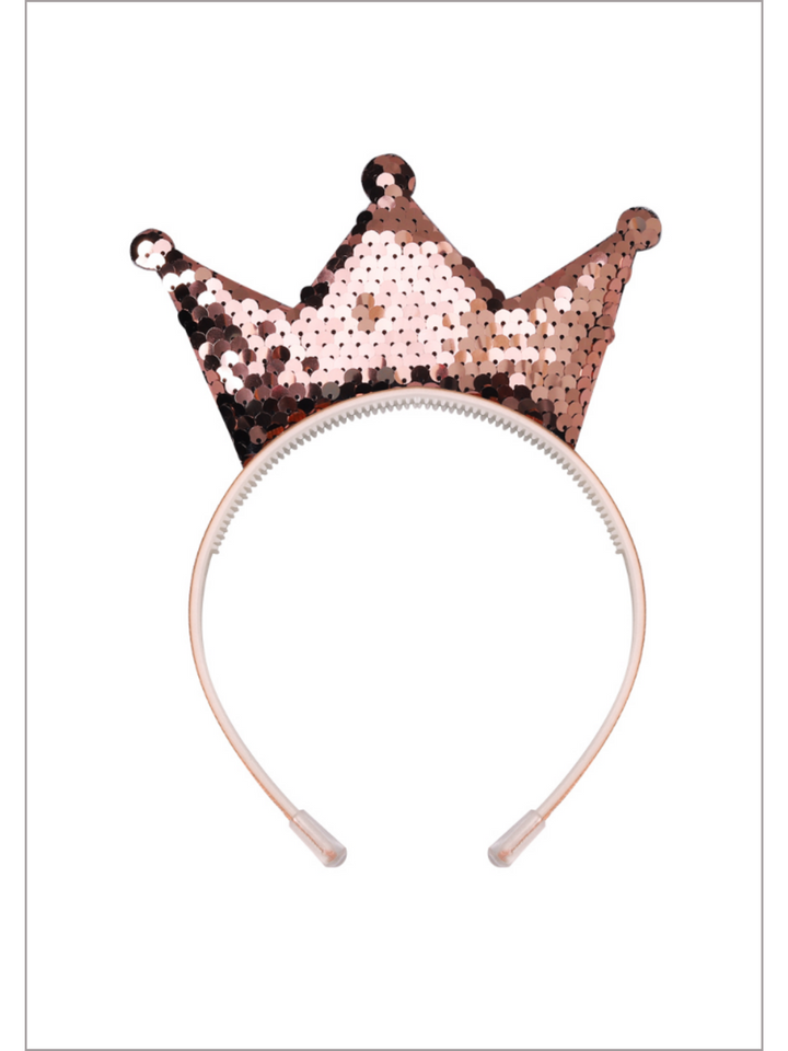 Queen Of Cuteness Sequin Crown Headband