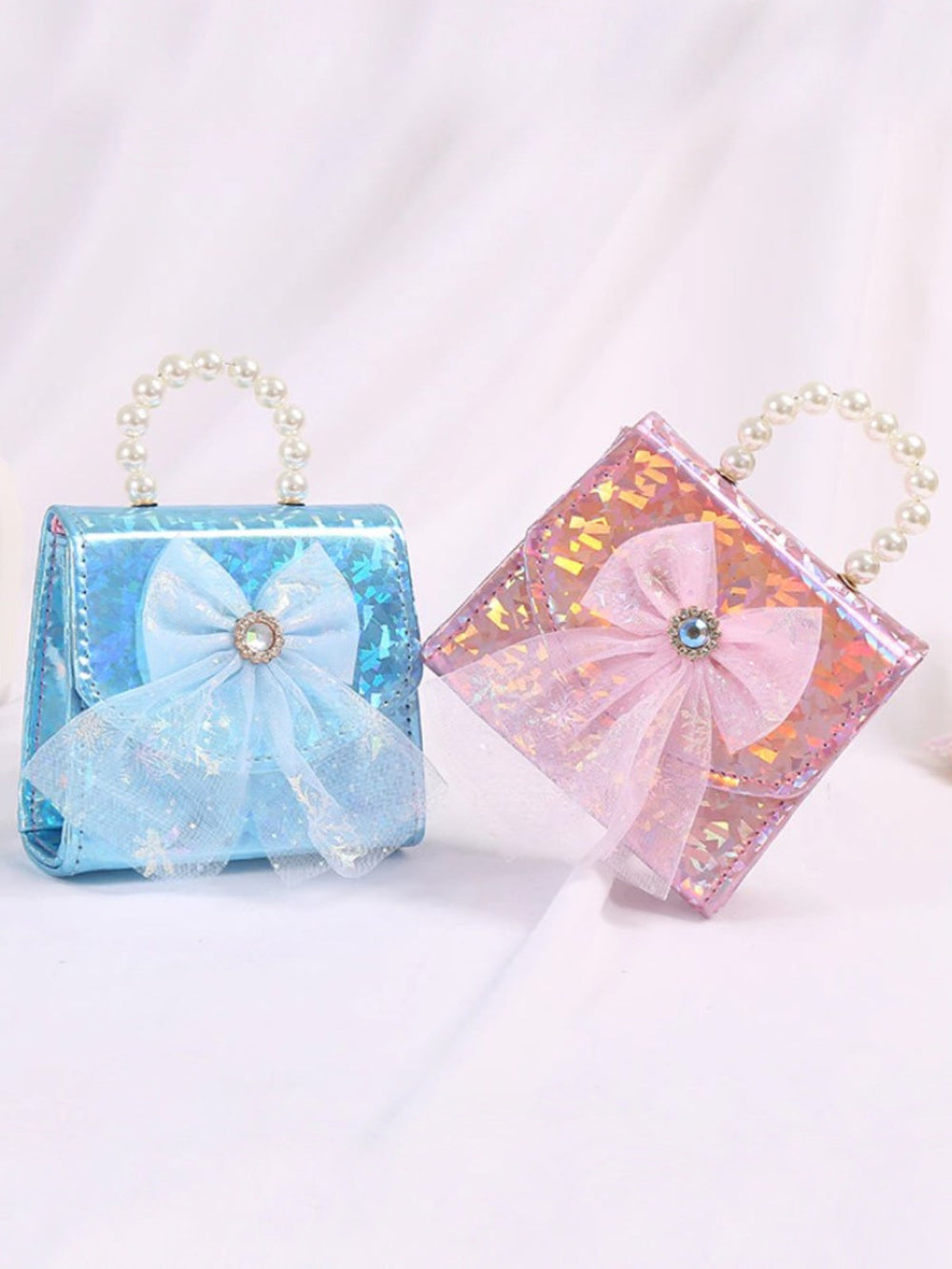 Mia Belle Girls Pearl Handle Mini Bag | Girls Accessories