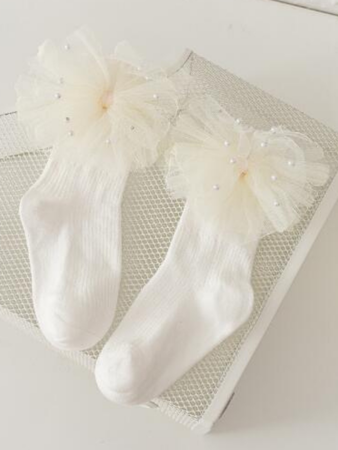 My Pearly Fashionista Socks With Bow
