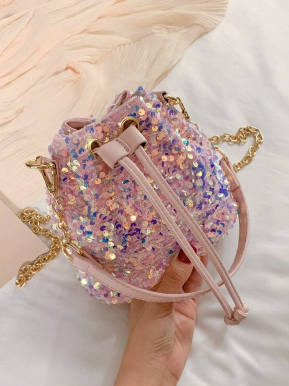 Girls Clothing Accessories | Stunning Sparkle Sequin Mini Handbag