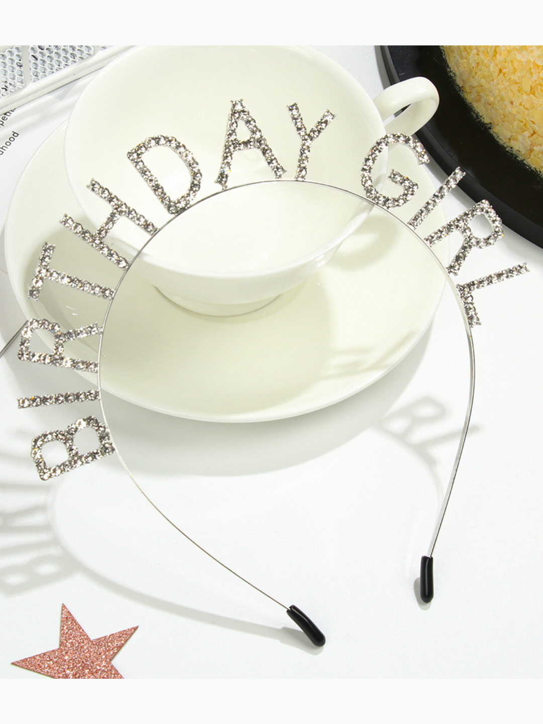 Mia Belle Girls Rhinestone Birthday Girl Headband | Girls Accessories