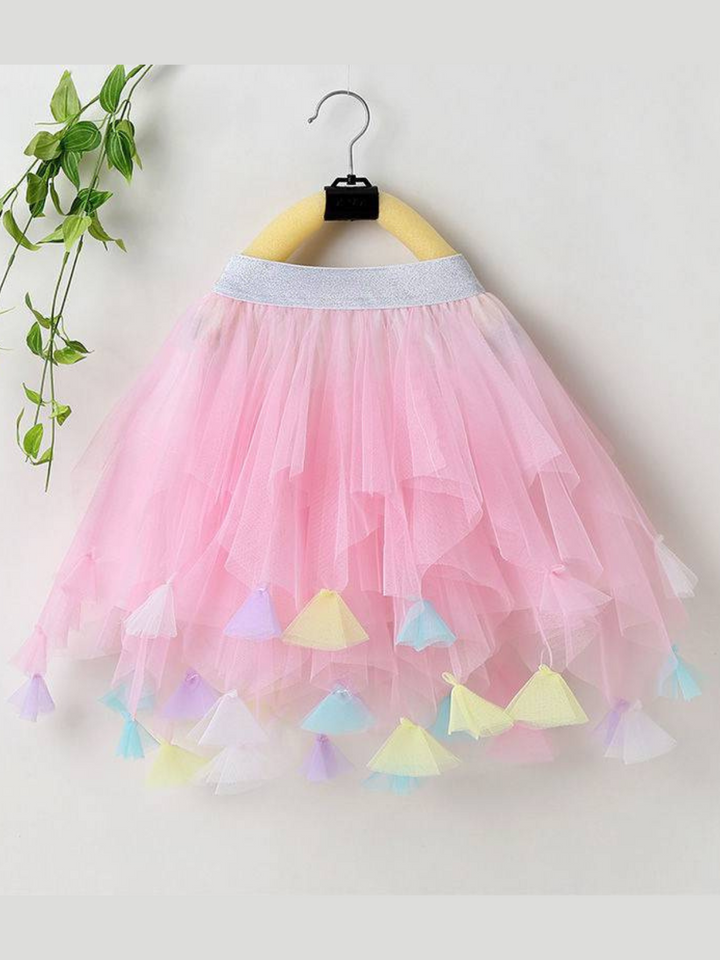 Mia Belle Girls Layered Tutu Skirt | Girls Birthday Outfits