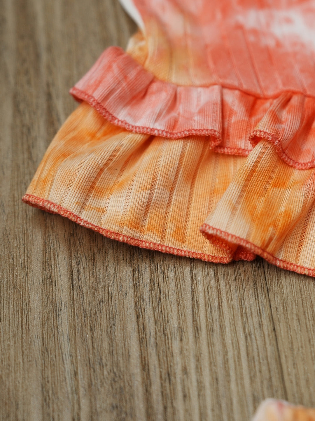 Sway My Way Sunset Swirl Ruffle Pants Set