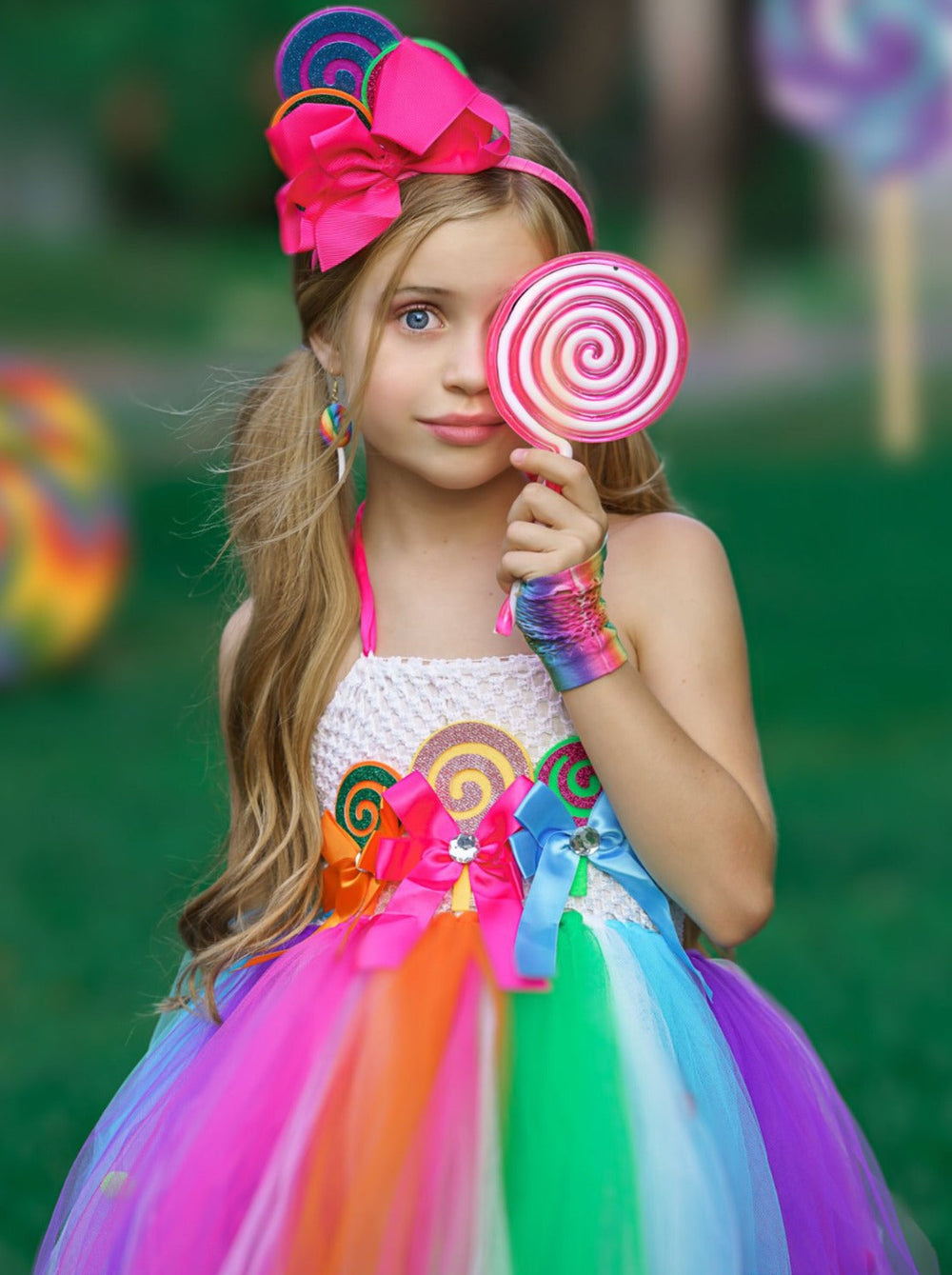 Kids Halloween Costume | Candy Fairy Tutu Dress Set | Mia Belle Girls