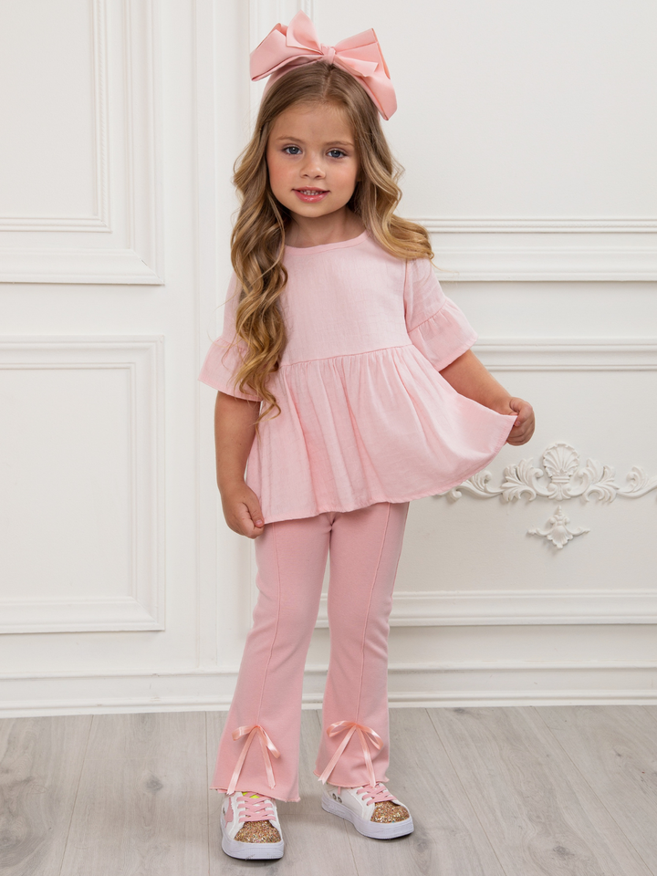 Breezy Peplum Ruffle Top