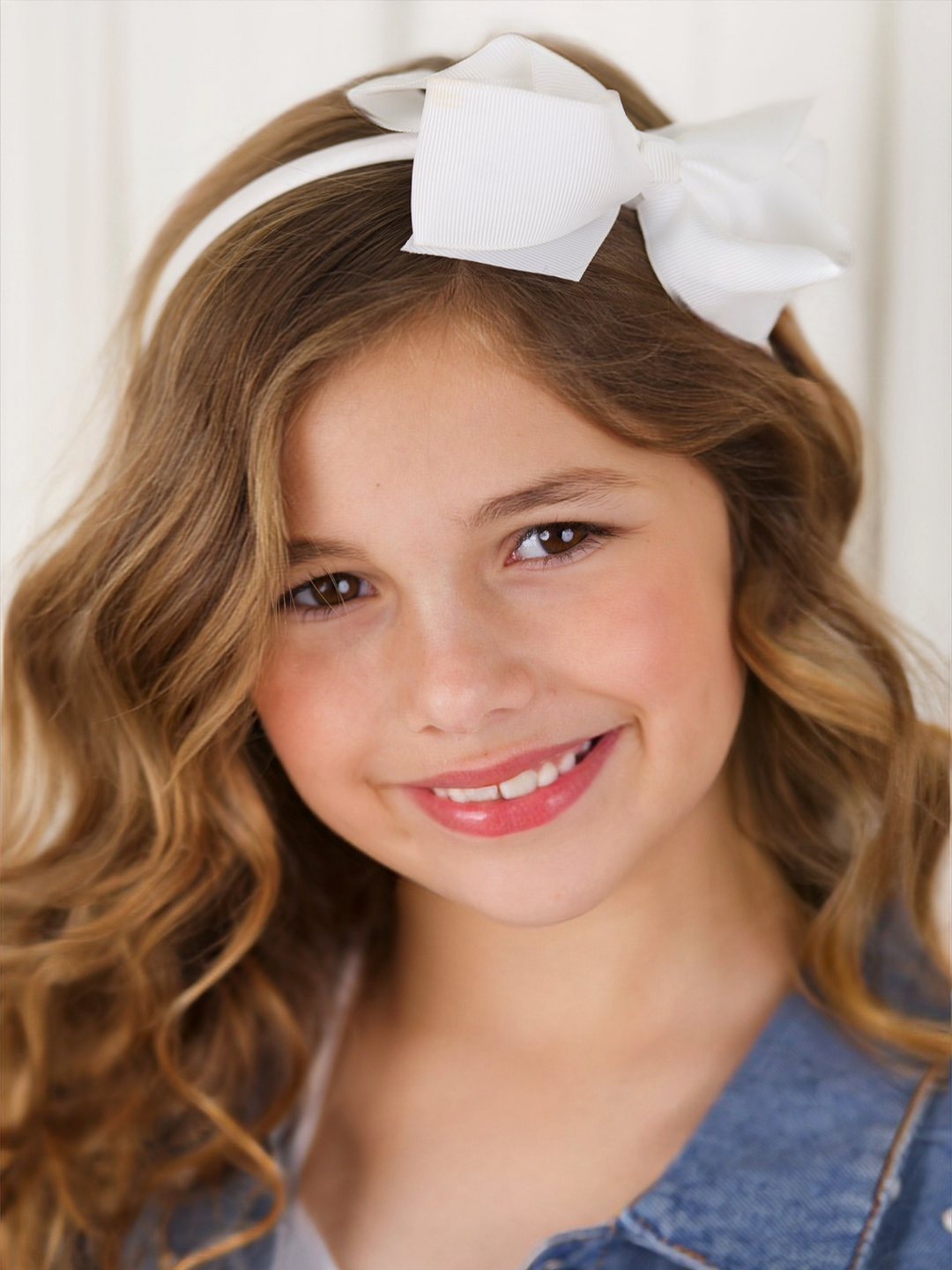 Girls Bow Headband Set of 3