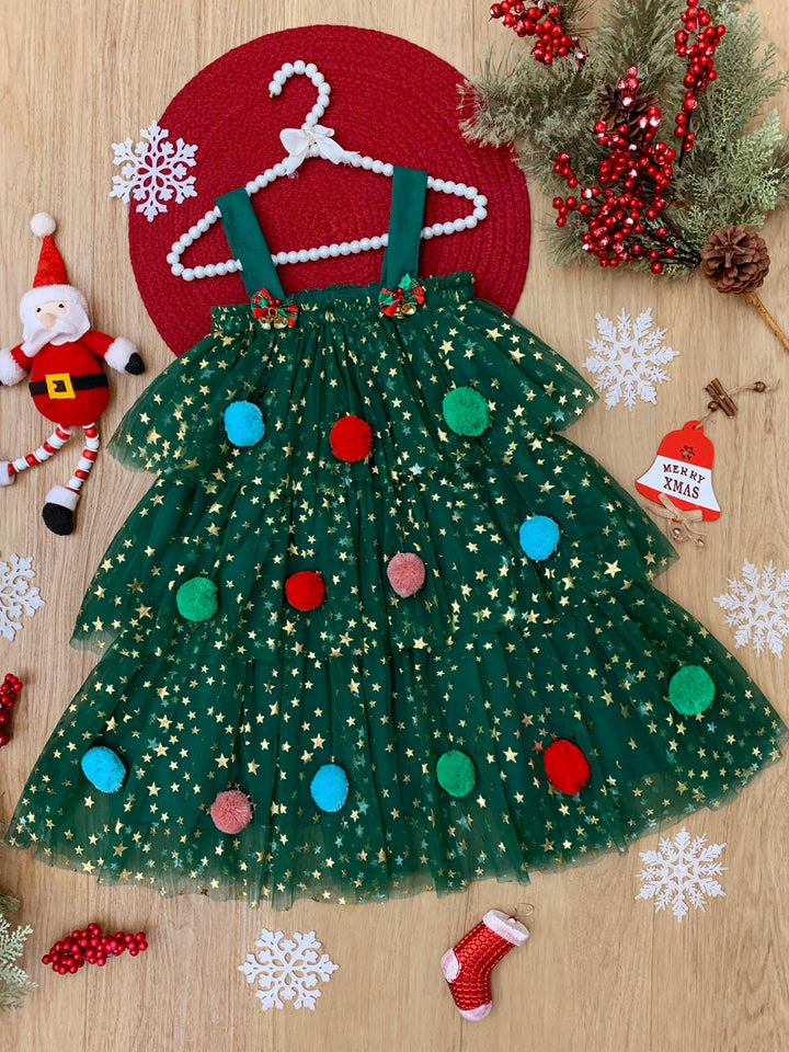 Christmas Ornament Starry Tulle Dress