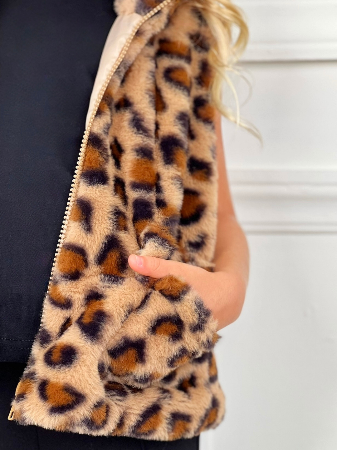Fall Favorite Leopard Faux Fur Vest