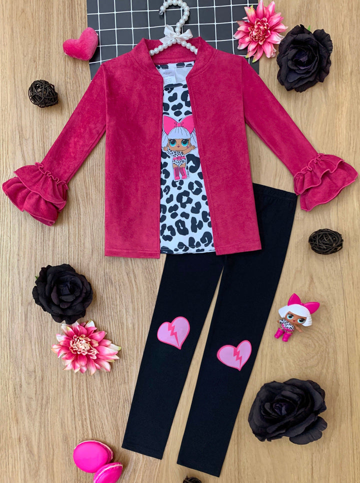L.O.L. SURPRISE! x Mia Belle Girls Diva Legging Set
