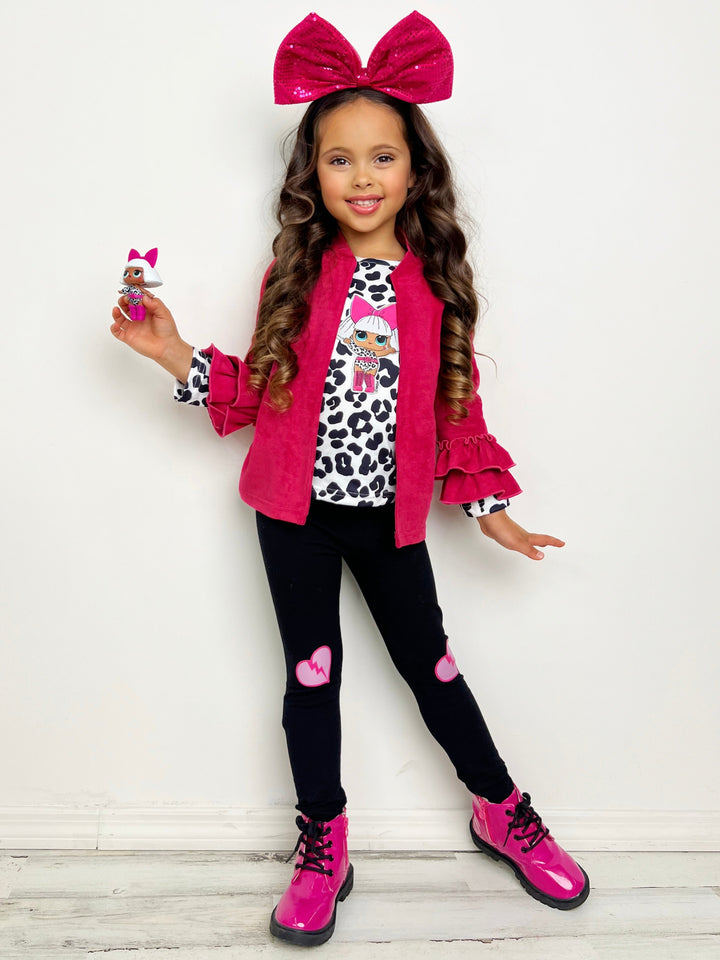 L.O.L. SURPRISE! x Mia Belle Girls Diva Legging Set