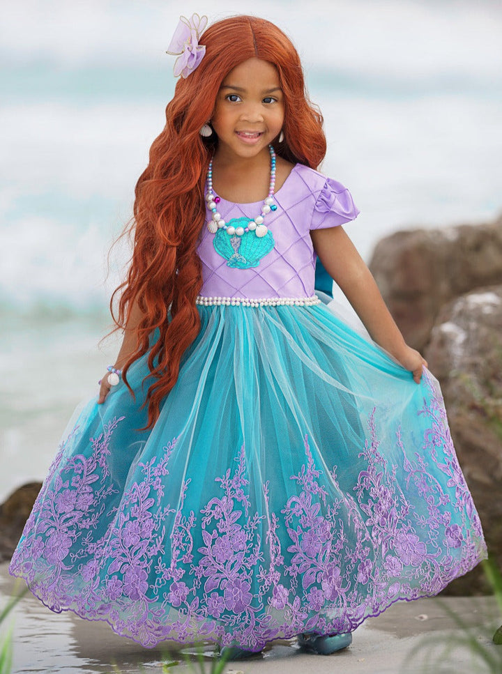 Halloween Costumes | Little Mermaid Inspired Dress | Mia Belle Girls