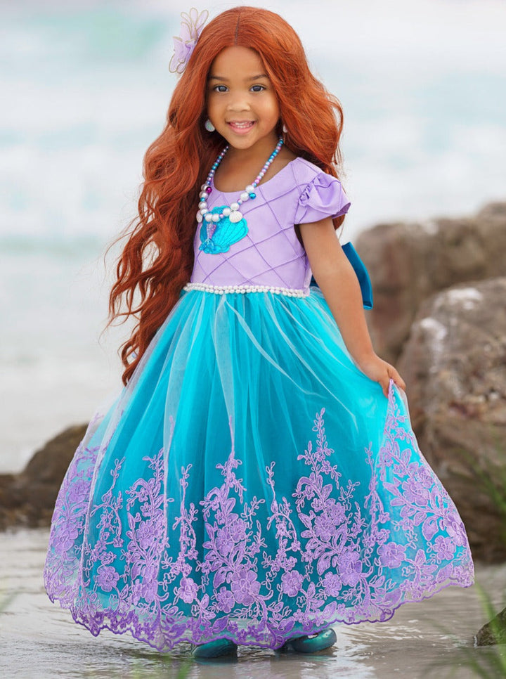 Halloween Costumes | Little Mermaid Inspired Dress | Mia Belle Girls