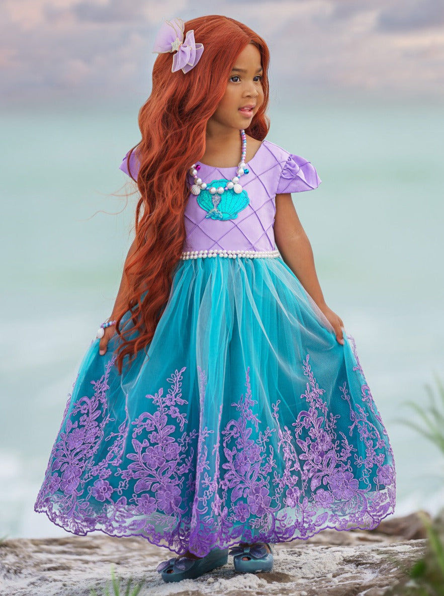 Halloween Costumes | Little Mermaid Inspired Dress | Mia Belle Girls