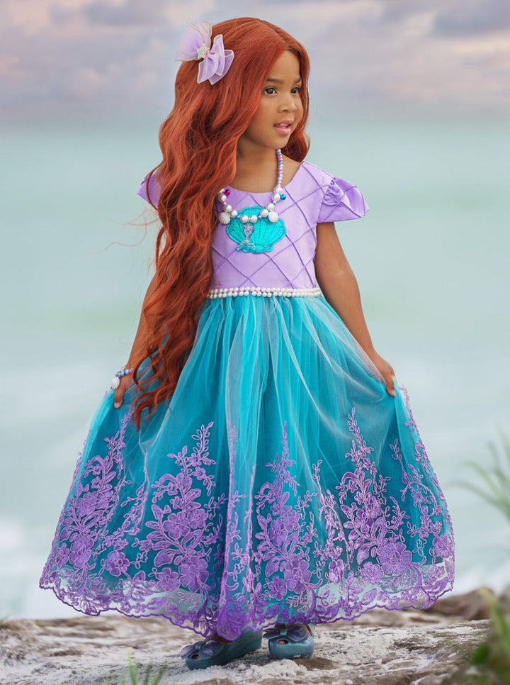 Halloween Costumes | Little Mermaid Inspired Dress | Mia Belle Girls