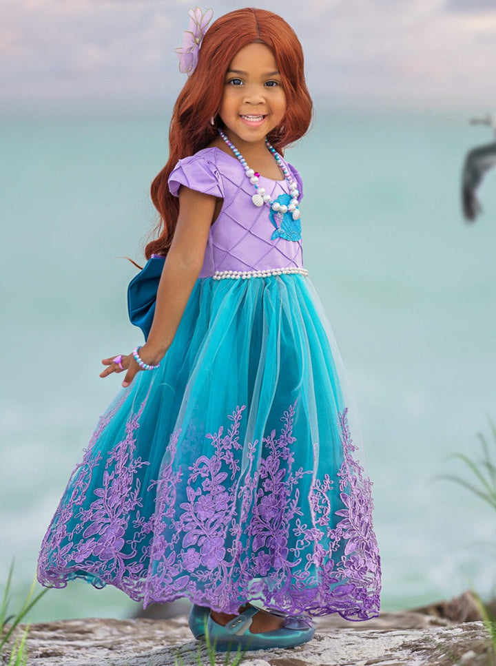 Halloween Costumes | Little Mermaid Inspired Dress | Mia Belle Girls