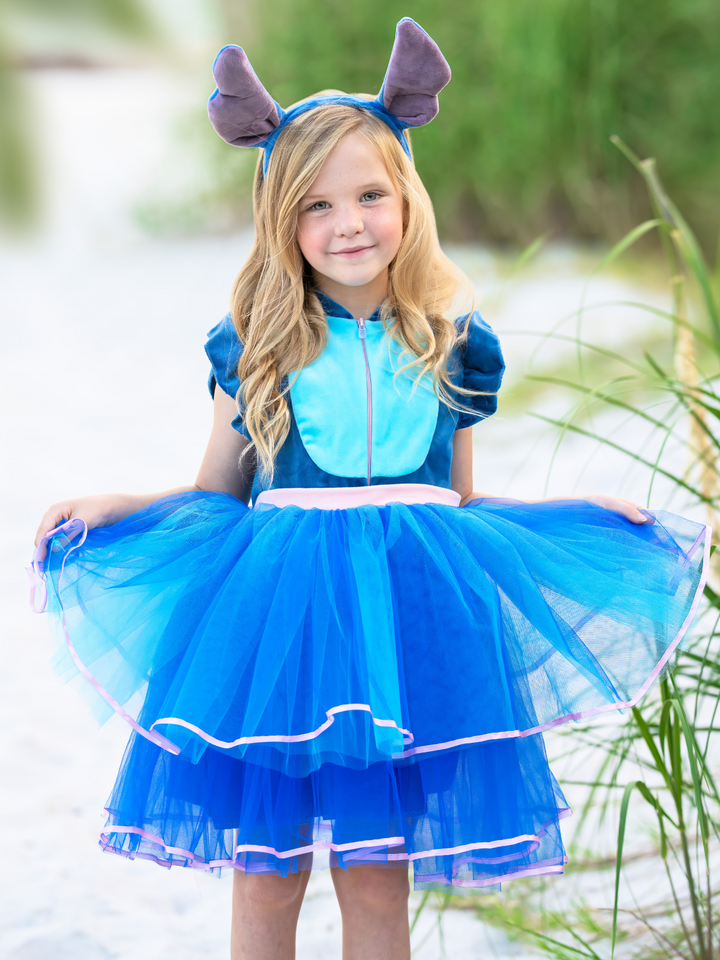 Tropical Trouble Maker Tutu Costume Dress with Headband