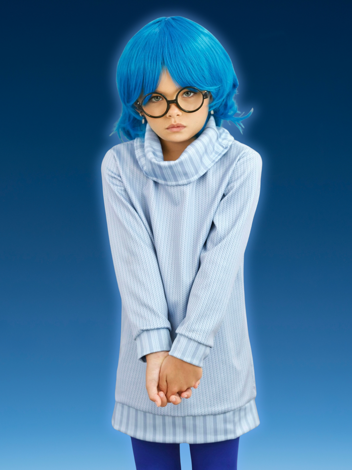 Sadness Vibes Costume Dress with Tights