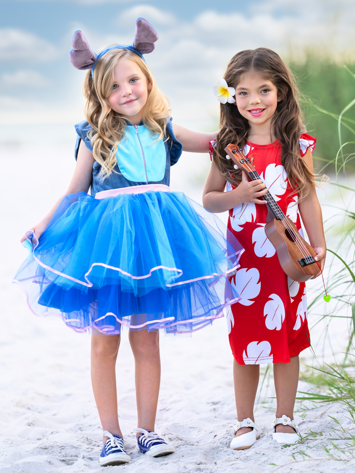 Tropical Island Girl Costume Dress