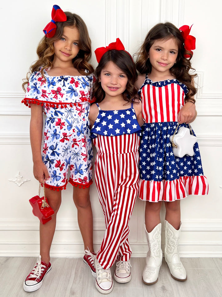 Stars & Stripes Sweetheart Twirl Dress