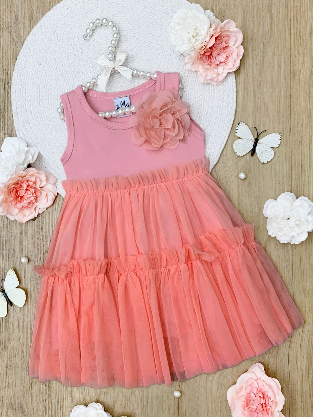 Pinky Dream Tiered Tutu Dress