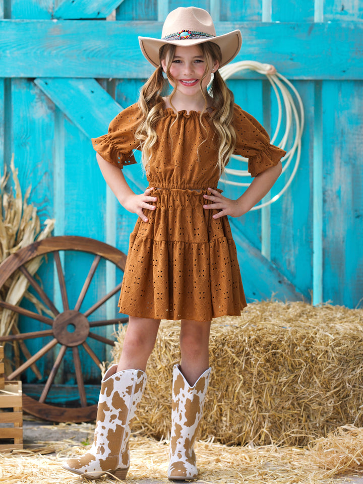 Boho Charm Smocked Top and Skirt Set