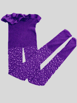 Girls Rhinestone Embellished Fishnet Tights