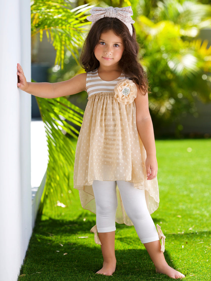 Seaside Sunset Bow Legging Set