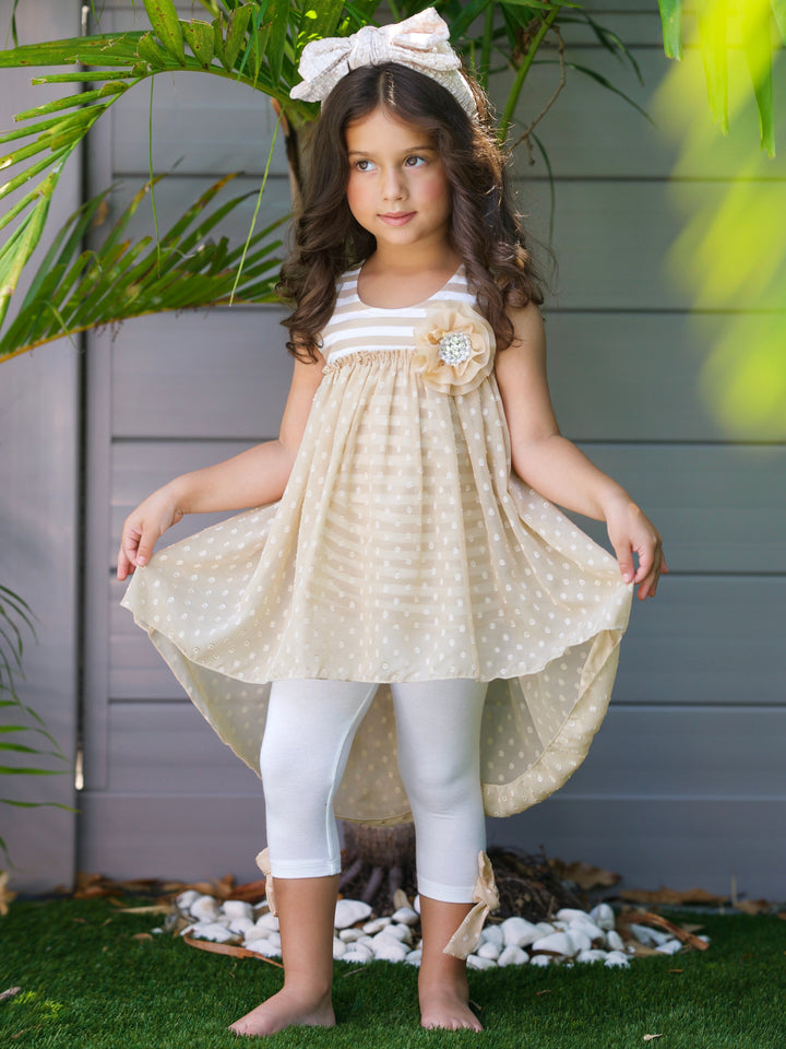 Seaside Sunset Bow Legging Set