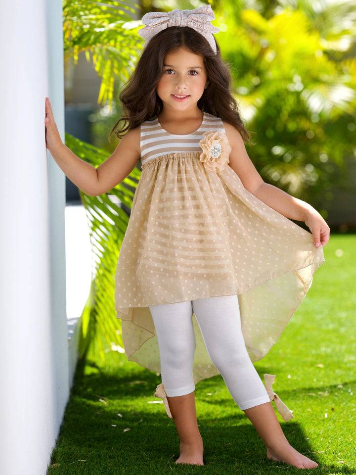 Seaside Sunset Bow Legging Set