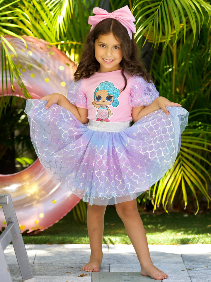 L.O.L. SURPRISE! Splash Queen Mermaid Tutu Skirt Set