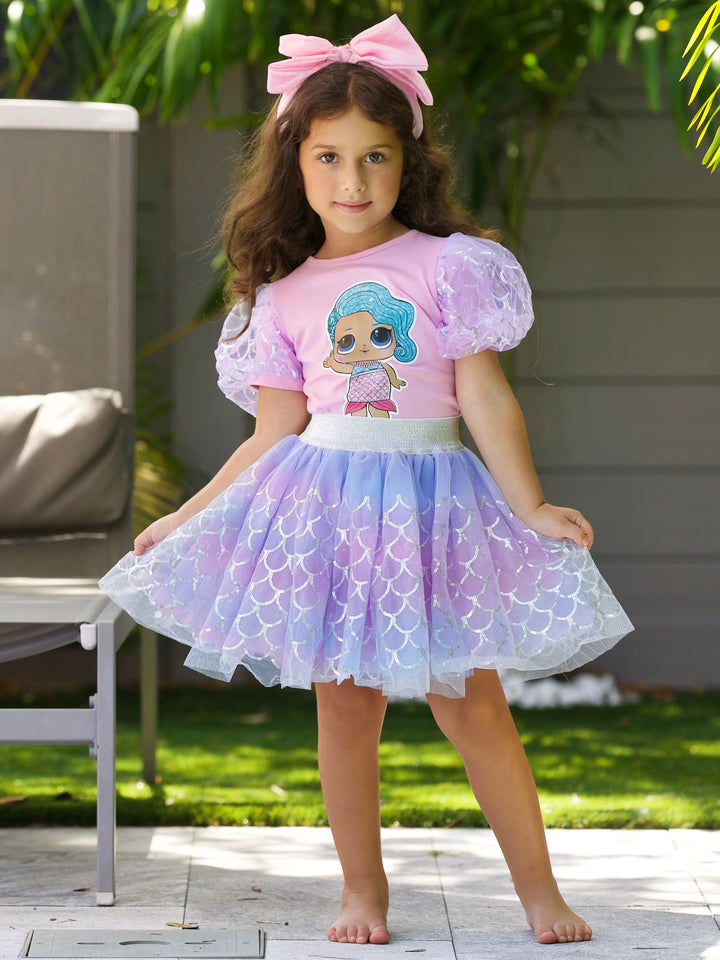L.O.L. SURPRISE! Splash Queen Mermaid Tutu Skirt Set
