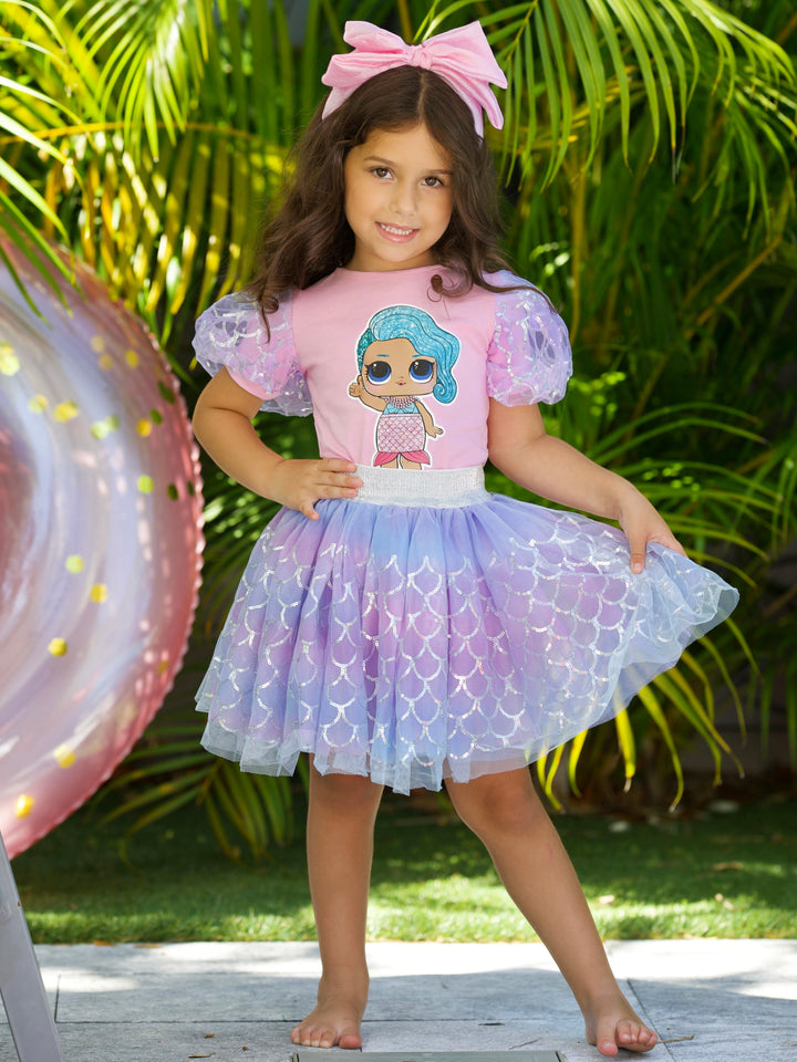 L.O.L. SURPRISE! Splash Queen Mermaid Tutu Skirt Set