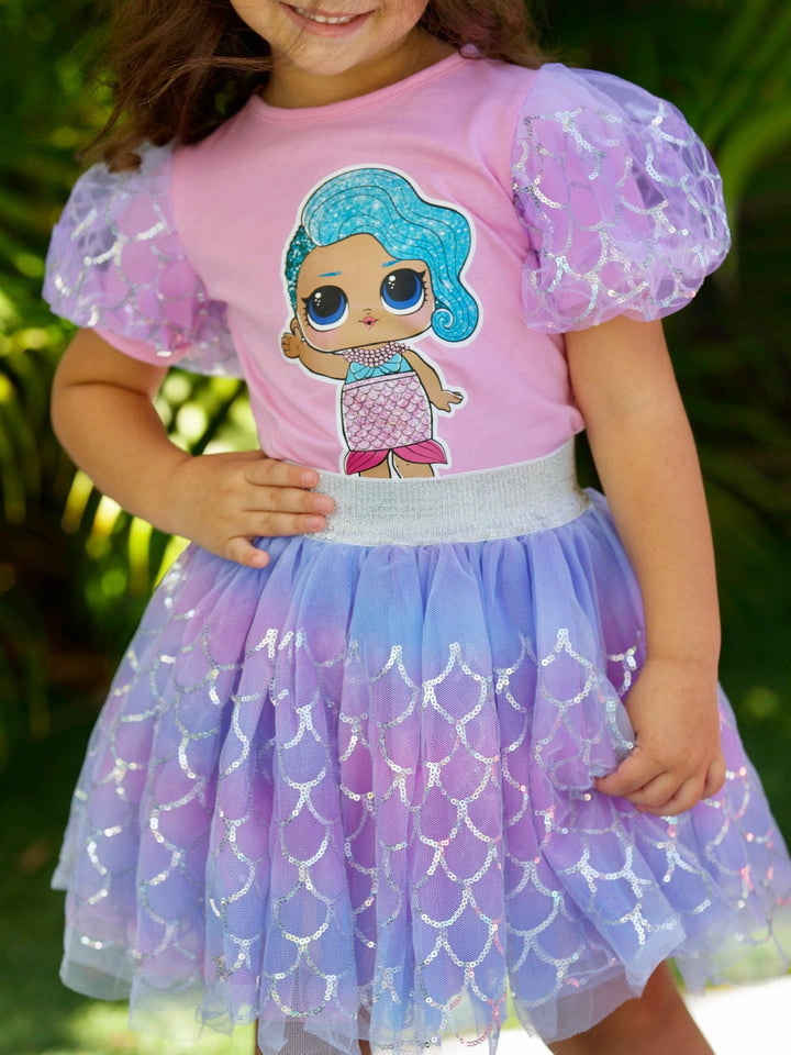 L.O.L. SURPRISE! Splash Queen Mermaid Tutu Skirt Set