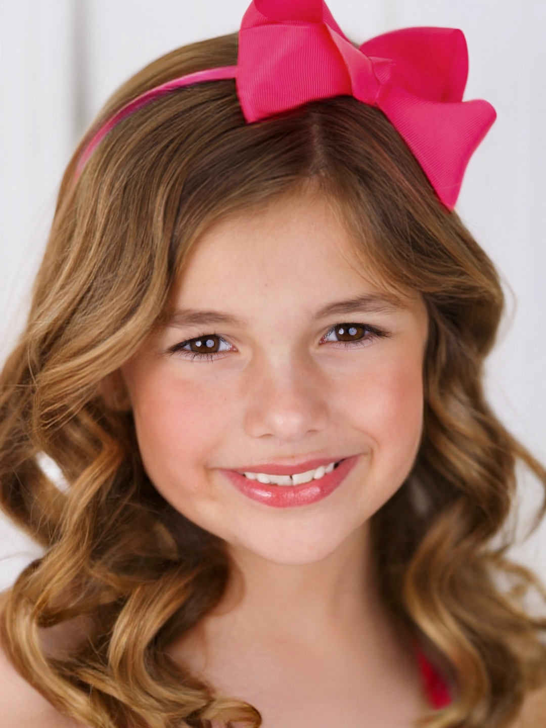 Girls Bow Headband Set of 3