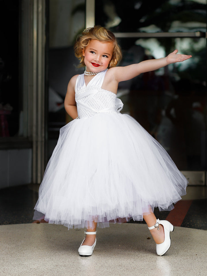 Kids Halloween Costumes | Marilyn Monroe Tutu Dress | Mia Belle Girls