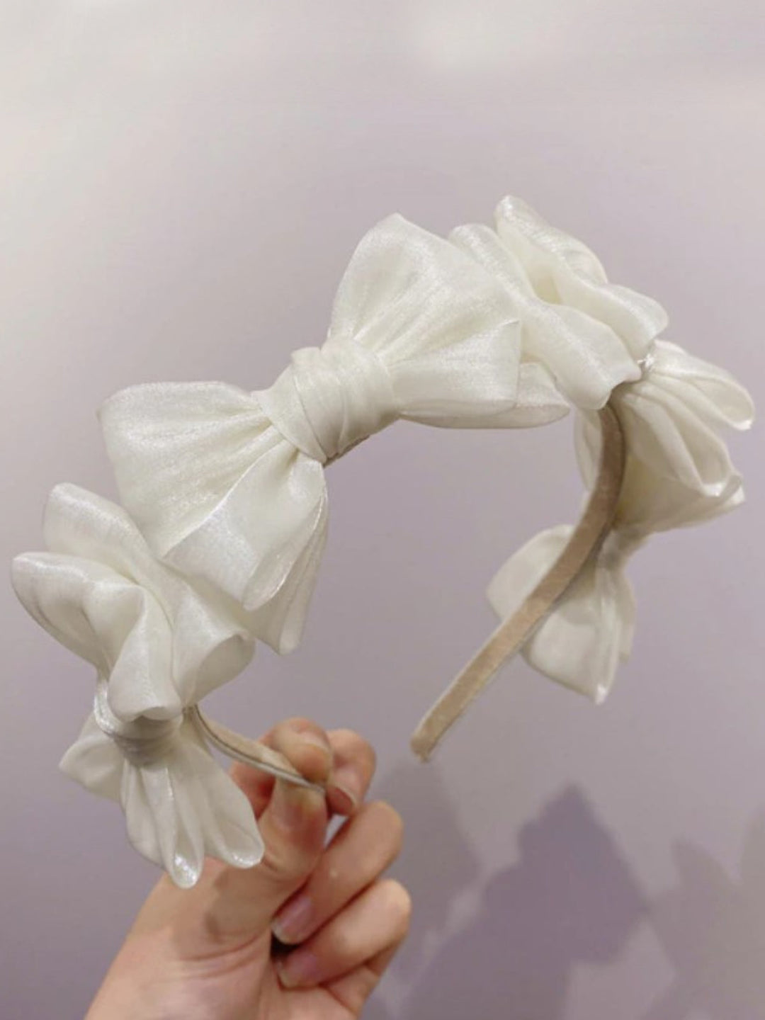 Mia Belle Girls Black Bows Tulle Headband | Girls Accessories