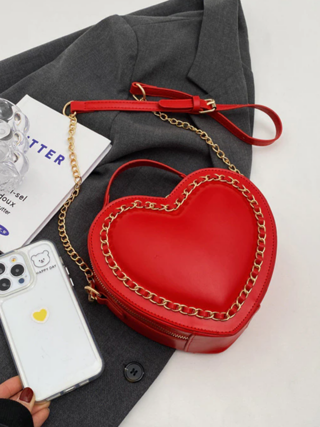 Mia Belle Girls Heart-Shaped Crossbody Bag | Girls Accessories