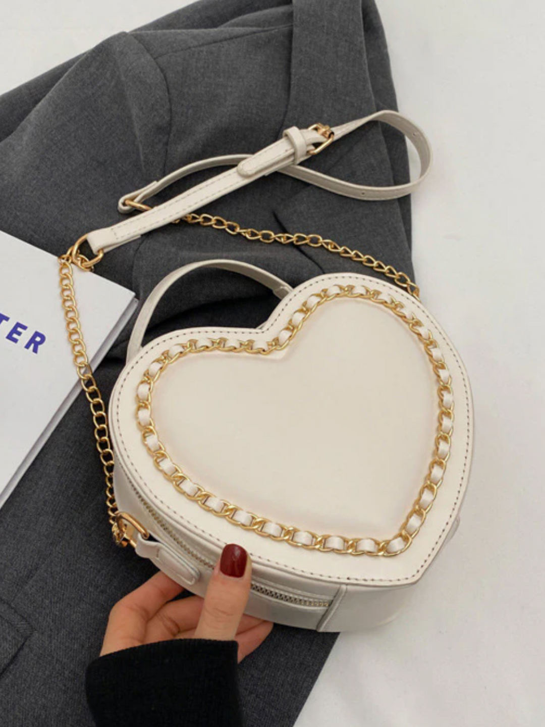 Mia Belle Girls Heart-Shaped Crossbody Bag | Girls Accessories