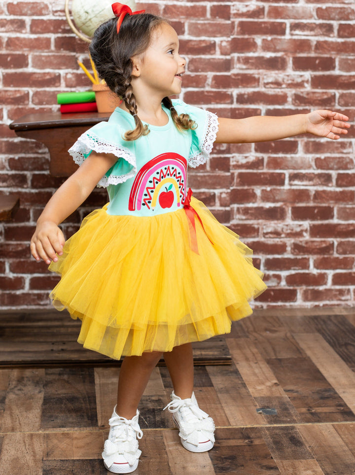Back To School Dresses | Apple Tutu Dress | Girls Clothing Boutique