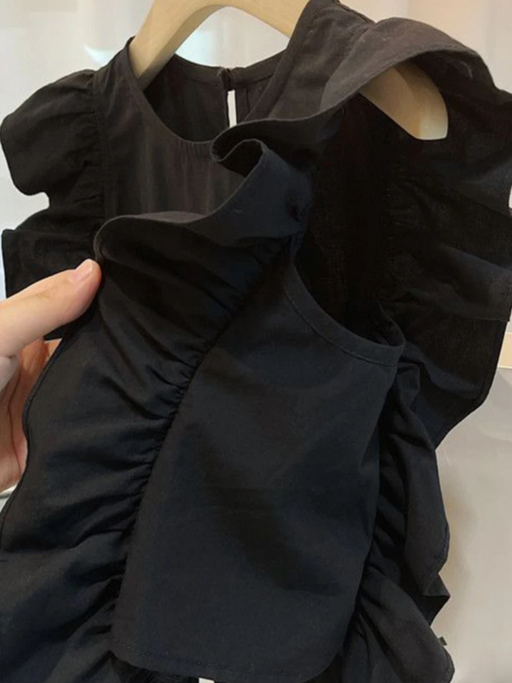 Sweet Style Top and Bow Wide Leg Pants Set