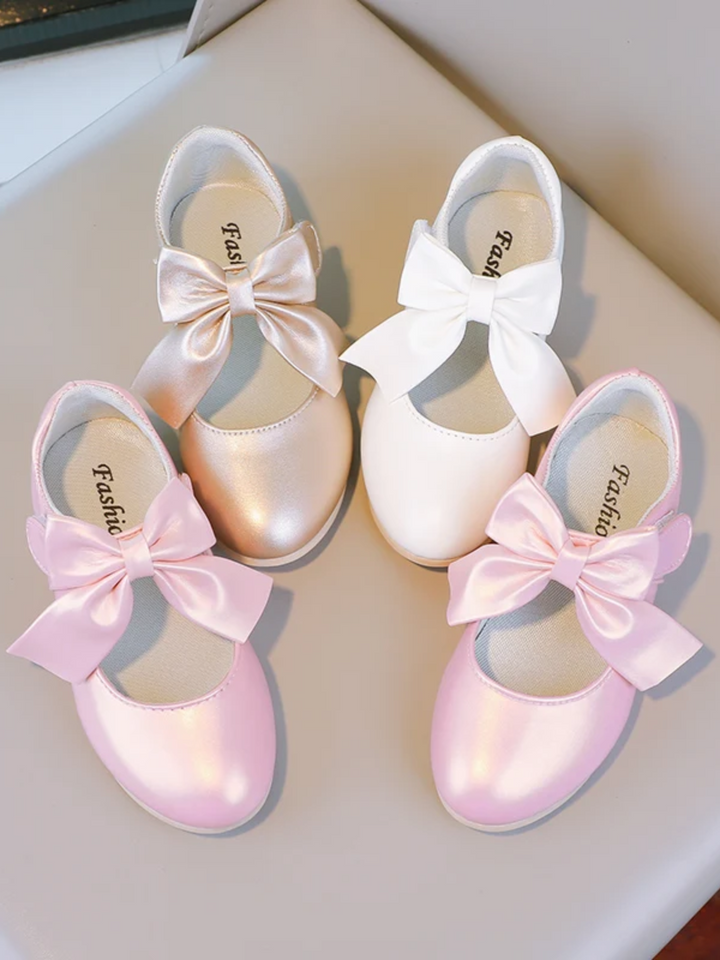Sweet Satin Bow Mary Jane Shoes