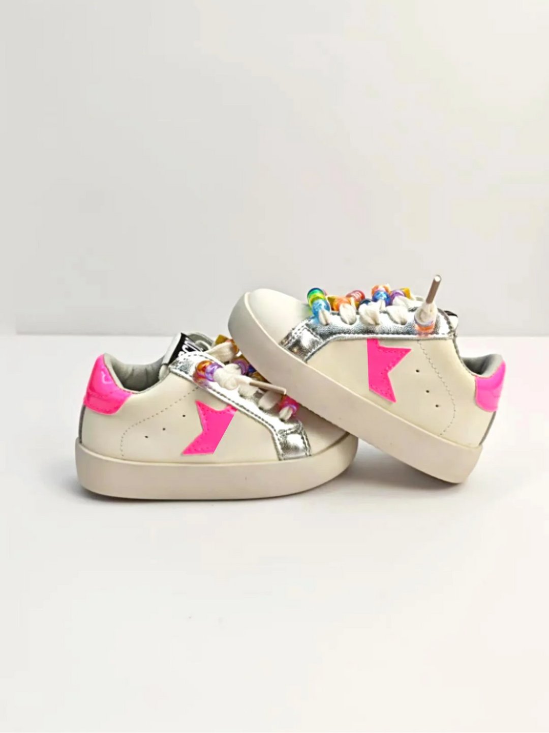 Girls Genuine Leather Soft Sole Sneakers