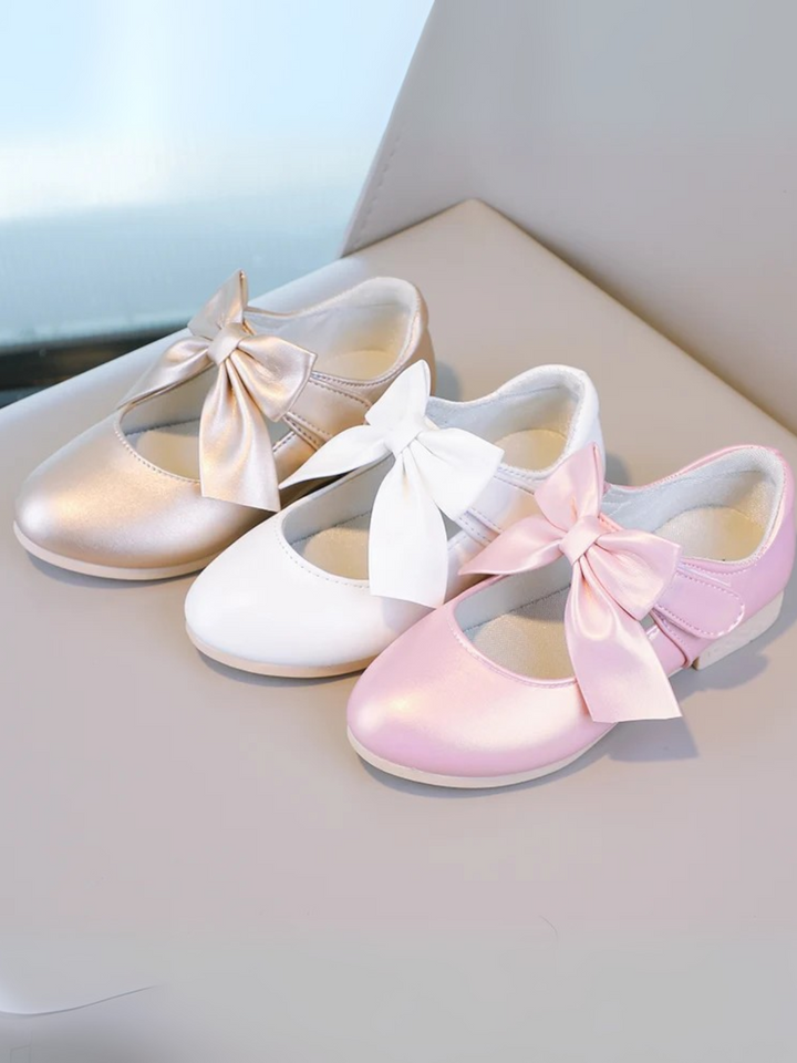 Sweet Satin Bow Mary Jane Shoes